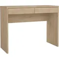 Schreibtisch Acero, Mehrzweckschreibtisch, Bürotisch für PC, Eckschreibtisch, 100x40 h77 cm, Eiche - Braun