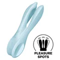 SATISFYER - THREESOME 1 Massagegerät BLAU - Massagegerät