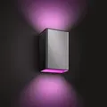 Philips Hue 17464/47/P7 LED Außenwandleuchte Resonate 2x8W | RGB - White and Color Ambiance