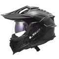 LS2 MX701 Explorer C Forged Carbon Adventure Motorrad Helm Gr. M - Schwarz