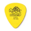 DUNLOP Tortex Standard 0.73 mm gelb, Packung mit 72 Plektren (418R073)