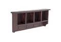 DESIGN DELIGHTS Wandgarderobe RUSTIKALE WANDGARDEROBE mit Fächern "VINTAGE 70", 70x27x11cm(BxHxT)