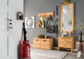 Home affaire Schuhbank Dura Schuhbank incl. Schubladen funktionell und stabil, Massivholz, Skandinavisches Design, Robust, stabil, FSC zertifiziert