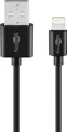 Goobay 72904 Lightning USB Lade- und Synchronisationskabel, 0.5 m, Schwarz