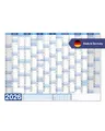 Wandkalender XXL 2026 | 15 Monate Dez 2025 - Feb 2027 | Papier 250gr / matt | GEROLLT ohne Falten | inkl. Mondphasen, Schulferien, Feiertage | Büro Jahreskalender Wandplaner Office | 140 x 100 cm