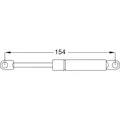 Gasdruckfeder 300 N, 154 mm