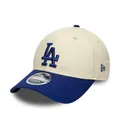 New Era MLB 9FORTY M-Crown Cap Los Angeles Dodgers beige/royal