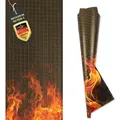 FireMat Antirutschmatte feuerfeste Unterlage, Camping Matte, FireMat Gold Edition Reißfest 50 cm x 80 cm