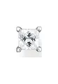 THOMAS SABO Einzel Ohrstecker weißer Stein silber 925 Sterlingsilber
