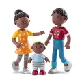 HABA 306696 - Little Friends Spielset Familienzeit, Zubehör für Biegepuppe ab 3 Jahren