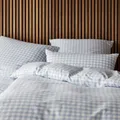 elegante Soft-Flanell-Kissenbezug einzeln Christie Farbe hellblau Größe 80x80