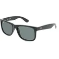 Ray-Ban RB 4165 JUSTIN Herren-Sonnenbrille Vollrand Quadratisch Kunststoff-Gestell, schwarz