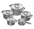 Zwilling Pure Edelstahl-Kochgeschirr-Set - silber