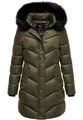 REPUBLIX Winterjacke ANAYA Damen Gefütterte Dicke Glanz Winter Jacke Mantel Parka mit Kapuze