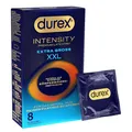 Durex Intensity XXL Kondome 8 Stück, extra groß, ohne Latex, Silikongel