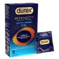 Durex Intensity XXL Kondome 8 Stück, extra groß, ohne Latex, Silikongel