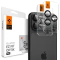 Spigen Glas.tR EZ Fit Optik Pro Kameraschutz kompatibel mit iPhone 15 Pro, iPhone 15 Pro Max, iPhone 14 Pro, iPhone 14 Pro Max, 2 Stück, ZeroOne Edition, Individuelle Kameraprotektion, Anti-Kratzer