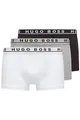 BOSS Herren Trunk 3P CO/EL Dreier-Pack Boxershorts aus Stretch-Baumwolle mit Logo am Bund,S,Assorted-pre-pack