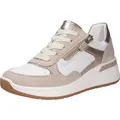 ara Damen-Schnürhalbschuh GARDA Beige-Weiß, Farbe:beige/schlamm, UK Größe:31/2 - Beige - 36