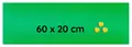 Steelboxx Memoboard Glas Memoboard, 200 x 600 x 40 mm, grün, (Spar Set, 1-tlg), - zum Anheften von Notizzetteln (inkl. 3 Magnete)