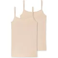 SCHIESSER Damen Spaghettitop, 2er Pack - Single Jersey, Serie 95/5, uni