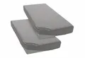 OTTO home Spannbettlaken BLACKBERRY in BASIC und PREMIUM Qualität, 100% Baumwolle, Jersey (110 g/m), Gummizug: rundum, (2 Stück), für hohe Matratzen bis 28 cm, Bettlaken, Spannbetttuch, pflegeleicht