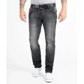 Rock Creek Straight-Jeans Herren Jeans Regular Fit Dunkelgrau RC-2158 grau W29 L32