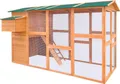 vidaXL Hühnerstall Holz 295x163x170 cm