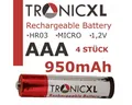 TronicXL 950mah Akku AAA für Siemens Gigaset Schnurlos Telefon Mobilteil Akkus Akku