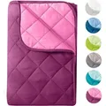 Microfaser Sommer Steppbett 155x220 lila & pink / OEKO-TEX / kochfest 95° / Leichtsteppbett für heiße Tage / ohne Bezug verwendbar - Lila
