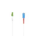 Hama Netzwerkkabel - LC/APC (W) zu SC/UPC (M) - 5,0m - Glasfaser - halogenfrei, Knickschutzmanschette, LWL, Gigabit Ethernet Support - weiß (00200766) Marke