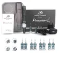 Lalano’S Cosmetics Doctor Needle Pen E6-C – Professioneller Microneedling Pen mit 8 Nadelaufsätzen, 6 Geschwindigkeitsstufen & LED-Display – Anti-Aging, Narben- & Faltenbehandlung