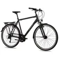 Airtracks Trekkingrad Herren Trekking Fahrrad 28 Zoll Trekkingrad TR.2820, 24 Gang SHIMANO ACERA RD-T3000 Schaltwerk, Kettenschaltung, Schwarz Matt - Rahmenhöhen 52cm, 56cm & 60cm » Modeljahr 2025 schwarz 52 cm