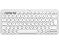 LOGITECH Pebble Keys 2 K380s, Easy-Switch für Windows, macOS, iPadOS, Android, ChromeOS, Tastatur, Standard, Sonstiges, Kabellos, Weiß