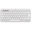 Logitech Tastatur PEBBLE KEYS 2 K380S, weiß Schlanke, minimalistische Bluetooth®-Tastatur mit personalisierbaren Tasten.
