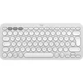 Logitech Bluetooth Tastatur kabellos Weiß Deutsch QWERTZ - Pebble Keys 2 K380s