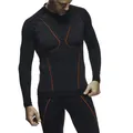 Funktionsunterhemd Dainese Thermo LS Longsleeve black red Funktionswäsche Gr. M