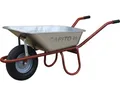 CAPITO Standard Schubkarre ALLCAR 85 Liter schmale Tiefmulde, Gummiräder mit Blo