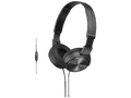 SONY MDR-ZX310AP mit Headsetfunktion, On-ear Kopfhörer Schwarz