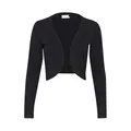 KAFFE Bolero Astrid Damen Bolero Astrid Elegant Jäckchen Langarm Cardigan Bolerojacke M, Black deep