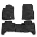 Gummi-Fußmatten Toyota Land Cruiser Prado 150 2009-2023 Novline passgenau Set