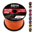 Paracord 425 Typ II | ø 3mm - 9 Kerne - max. 192 kg | 100% Nylonschnur, Allzweckseil - reißfest | Nylonseil, Armband, Hundeleine, Survival & Outdoor Seil