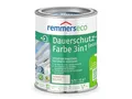 Remmers Dauerschutz-Farbe 3in1 [eco] cremeweiß (RAL 9001), 0,75 Liter,für innen und außen, 3in1: Isoliergrund, Zwischen- und Schlussbeschichtung