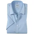 OLYMP Kurzarmhemd Level Five body fit klassisch, unifarben blau 43
