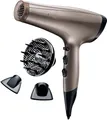 Remington Haartrockner [leistungsstark & schonend] Ionen Keratin (2200 W, 130 km/h Luftstrom, 3 Stylingaufsätze angereichert mit Keratin & Mandelöl, 3 Heiz- & 2 sep. Gebläsestufen, Abkühlstufe) AC8002
