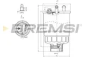 FE0818 BREMSI Kraftstofffilter für FORD,HONDA,LAND ROVER,MG,ROVER,SEAT,VW