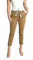 Mississhop Female Damen Stretch Klassische Chino Hose (Mod. 366) braun XL