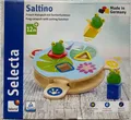 Selecta Kleinkindspiel Saltino Frosch Katapult Holzspielzeug Sortierspiel 62072