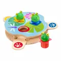 Selecta Kleinkindwelt Saltino Frosch-Katapult Sortierspiel Holz Spielzeug
