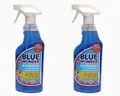 Blue Hartbodenreiniger 2 Stück Blue Wonder 750 ml Fett-Schmutz-Flecken-Reiniger Sprühflasche